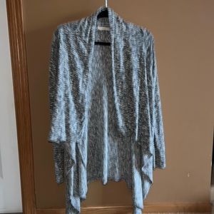Like new gray and white cardigan. Purchased from Evereve.